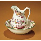 English Wedgwood Miniature Wash Bowl and Pitcher 200/400