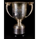 Silver "Moir and Baxter" trophy, for Edinburgh and District Motor Trade Gold Club, Birmingham 1928,