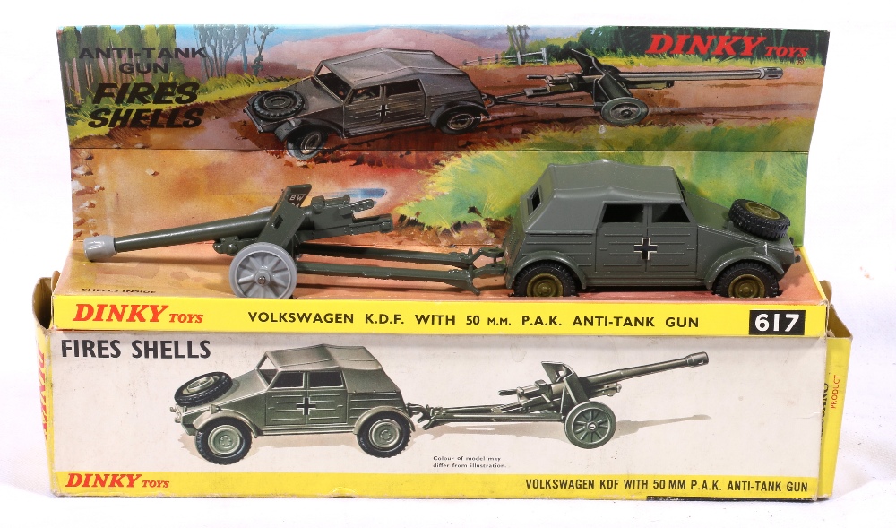 Dinky Toys 617 Volkswagen KDF with 50mm P.A.K.