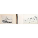 JOHN MACDONALD AITKEN RSA ARE RI (1880-1961) A full tide Pencil signed etching 3/50.