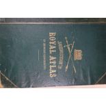 Johnston's Royal Atlas of Modern Geography, W & A K Johnston, Edinburgh, 1915, 1 Vol, green leather,