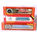 Three Hornby OO gauge model railway locomotives: R055 2-6-4 tank 2300 LMS maroon;