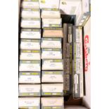 Twenty-four Wrenn OO gauge model railways wagons, rolling stock, coaches etc., each boxed.