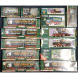 Fourteen Corgi Eddie Stobart Ltd themed vehicles, each boxed.