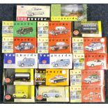 Seventeen Lledo Vanguards die-cast vehicles, each boxed.