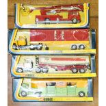 Four Corgi Major model vehicles to include 1104 Bedford Horse transporter,