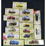 Fifteen Corgi Classics Commercial vehicles including five from the Brewery collection,