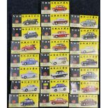 Twenty-two Lledo Vanguards die-cast model vehicles, each boxed.