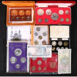 Royal Mint Bahama Islands nine-coin year set 1969,