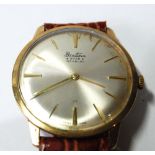 Gent's Bentima 9ct gold watch, 1970s.