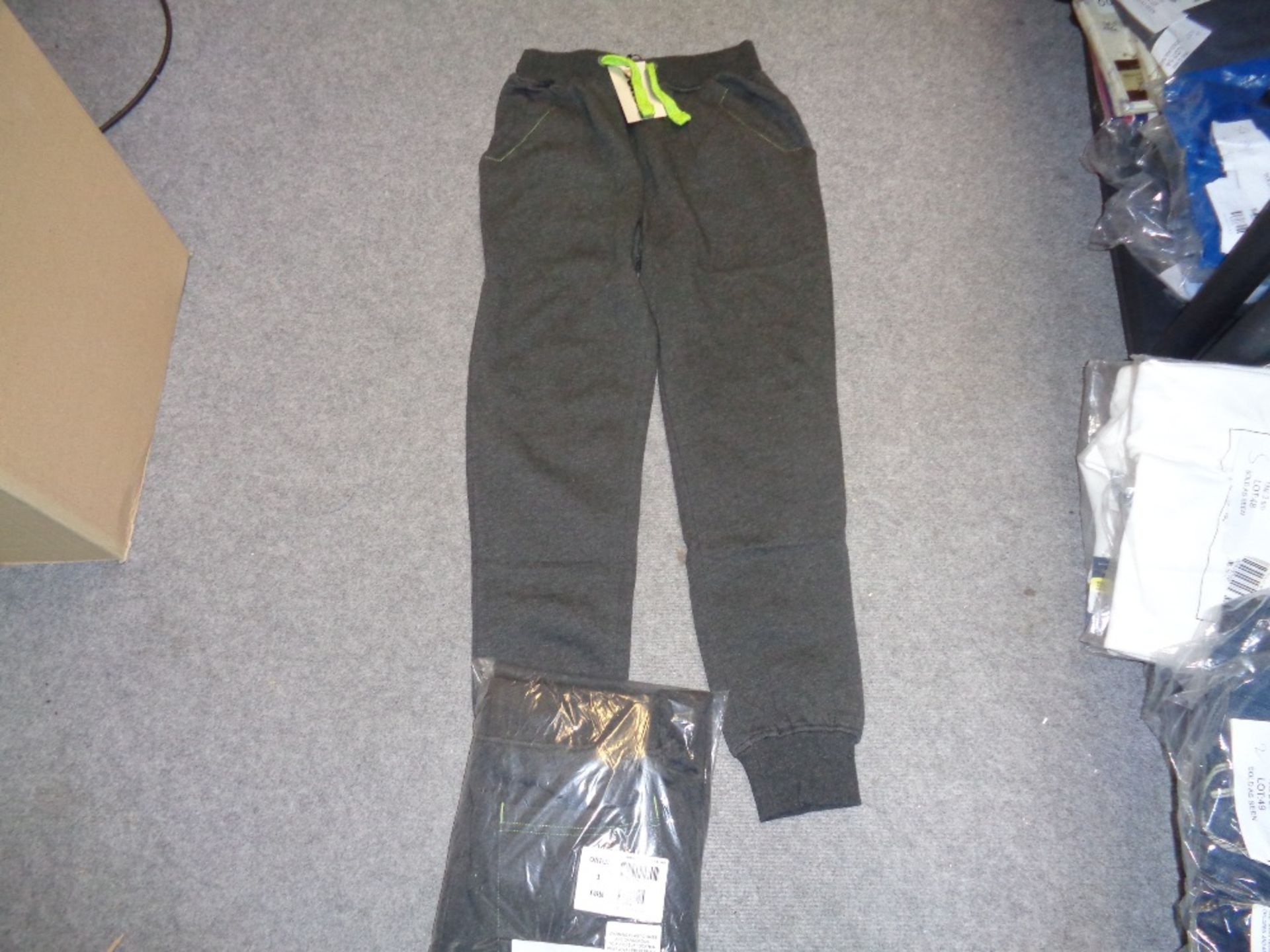 2 X BENCH BOYS GREY JOG PANTS (DELIVERY BAND A)