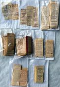 Huge collection of London Transport GIBSON MACHINE TICKETS including issues from prototype machine