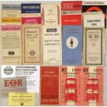 A quantity of London Transport LEAFLETS, BROCHURES & POCKET MAPS etc from the 1930s-1970s, mainly