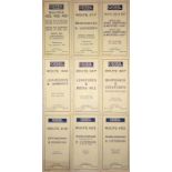 Selection of 1933/34 London Transport (titled 'General') Country Bus TIMETABLE LEAFLETS comprising