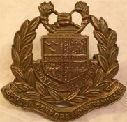 Croydon Corporation Tramways driver's/conductor's CAP BADGE as worn from 1906-1933. Made of brass,