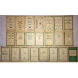 Selection of early post-war London Transport Green Line TIMETABLE LEAFLETS dated between 1946 (