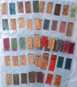 Selection of London tram PUNCH TICKETS, pre-LPTB, comprising issues from London United Tramways,