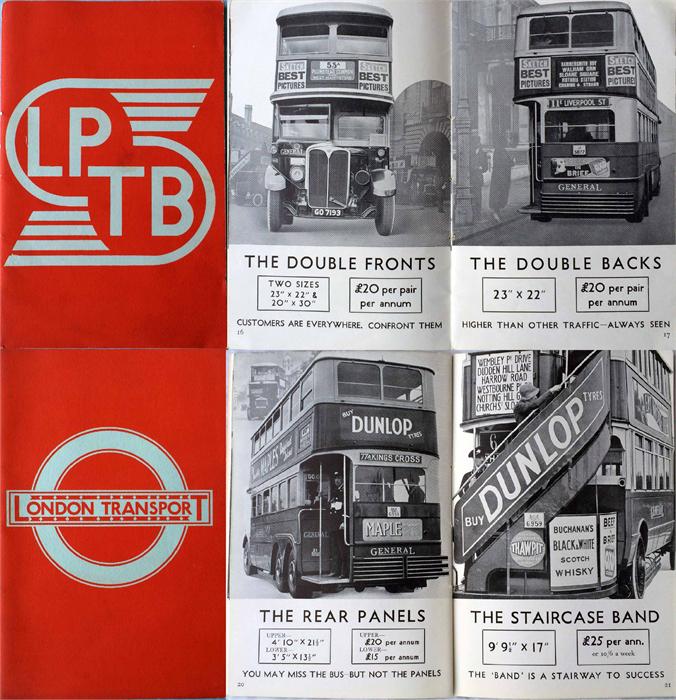 1933 London Transport Commercial Advertising BOOKLETS issued just after the LPTB formation, the - Image 2 of 4