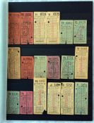 Selection of 1930s London Transport (Buses) [so titled] 'Fareboard' style PUNCH TICKETS, the final