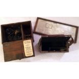 London Underground TELEPHONE EQUIPMENT comprising a vintage STATION WALL-UNIT in wooden box,