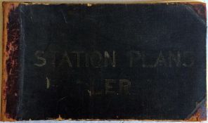 Bound Volume of London Underground STATION PLANS (60 in total) for the London Electric Railway