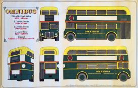 1978 London Transport POSTER 'Omnibus' produced to attract advertisers for the small fleet of