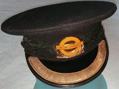 London Transport Underground Group Manager's (formerly Senior Station Master) HAT AND BADGE. The