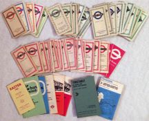 Quantity of London Transport POCKET MAPS & LEAFLETS from 1940s-1970s including Central Bus,