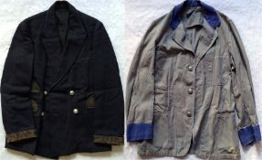 A London Transport 1950s/50s Central Buses DRIVER'S/CONDUCTOR'S JACKET in blue serge plus an