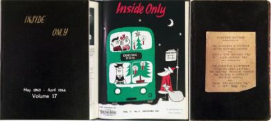 Maidstone & District Motor Services items comprising a BOUND VOLUME OF 'INSIDE ONLY', the company'