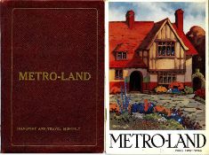 1921 issue of METRO-LAND, published by the Metropolitan Railway. An unusual version which has been