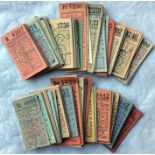 Collection of London Transport 1940s geographical PUNCH TICKETS for routes 152/152A to 183.