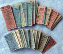 Collection of London Transport 1940s geographical PUNCH TICKETS for routes 215/218/219 to 298.