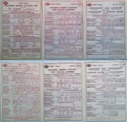 London General Omnibus Company double-sided BUS STOP PANEL TIMETABLES for route 84 Golders Green