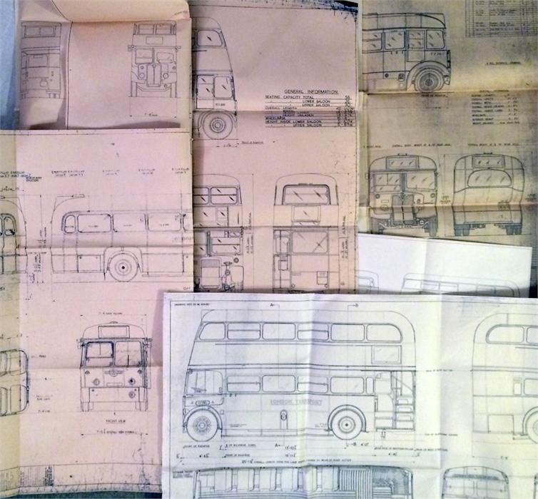 London Transport GENERAL ARRANGEMENT DRAWINGS 1940s/50s for 3RT3, 6RT6 (RTW), RT7 (Metro-Cammell - Image 4 of 4