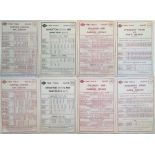 London General Omnibus Company double-sided BUS STOP PANEL TIMETABLES for route 70 Clapham Common to