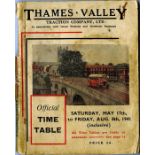 1941 wartime issue of the Thames Valley Traction Company Ltd official TIMETABLE BOOKLET 'in