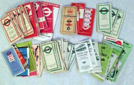 Quantity of London Transport/London Country POCKETS MAPS, Central Bus, Country Bus, Green Line &