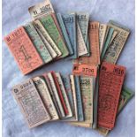 Collection of London Transport 1940s geographical PUNCH TICKETS for routes 74 to 84. Tickets are