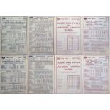 London General Omnibus Company double-sided BUS STOP PANEL TIMETABLES for route 23A Marylebone to