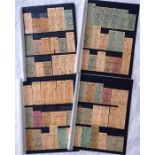 Selection of 1930s London Passenger Transport Board bus PUNCH TICKETS of the second LPTB type, still