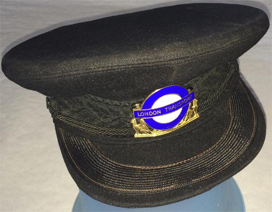 London Transport Buses Divisional Mechanical Inspector's HAT AND BADGE. The badge is the last - Image 2 of 4
