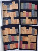Selection of LGO Co Ltd & Associated Cos (so titled) bus PUNCH TICKETS of the last LGOC style before