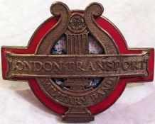 London Transport Military Band CAP BADGE of the second type, worn from c1949 until the band broke up