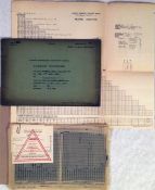 1930s London Passenger Transport Board bus route LOADING DIAGRAMS comprising a set for service 7