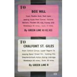 Original 1938 London Transport double-royal POSTER 'To Box Hill' and 'To Chalfont St Giles'.