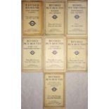 Selection of 1935-36 London Transport Country Bus 'Revised Bus Routes' TIMETABLE BOOKLETS comprising