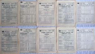 London General Omnibus Company double-sided BUS STOP PANEL TIMETABLES for route 21B Wood Green to