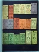 Selection of London Transport special bus services etc PUNCH TICKETS from the 1930s-1970s