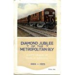Original BROCHURE 'Diamond Jubilee of the Metropolitan Railway, a souvenir of the occasion with a
